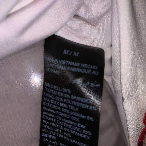 White House Black Market Floral Sleeveless Top - Black, Pink, White - Picture 2 of 6